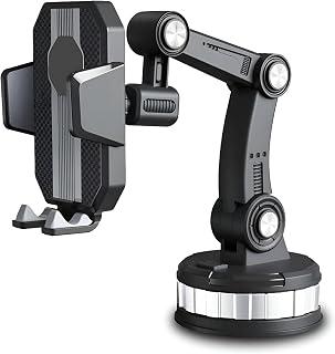 Mobile Holder - Adjustable Double Phone Stand with 360 Degree Rotation, Folding Design Compatible with iPhone, Android, Samsung for Desk, Car, and Travel Use (Model 2) - Amazon Egypt Deals