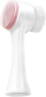 Double Sided Silicone Facial Cleansing Brush Face Cleaning Massage Tool Facial Cleanser Makeup Brushes For Face Cleaning Massage Skin Care, 60 Seconds Skincare Soft Fiber Facial Brush - Amazon Egypt Deals