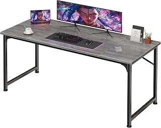 Exclusive Deal on PRAISUN 55 Inch Computer Desk, Office Desk, Spacious Desktop, Grey - Amazon Egypt Deals