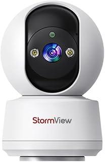 Exclusive Deal on SV-ISCV1 WiFi Baby Monitor Indoor Camera, 3MP 2K, Pan/Tilt 355°/55°, Dual-Band 2.4/5 GHz, Human Detection, Color Night Vision, Two-Way Audio, Siren, Motion Zones, Cloud/TF Storage - Amazon KSA Deals