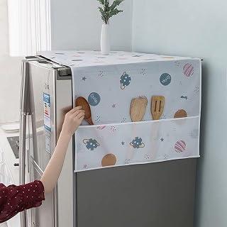 عرض حصري على Refrigerator Dust Cover for Home Appliances Waterproof Hanging Case Cover (Flower Shapes) - عروض أمازون مصر