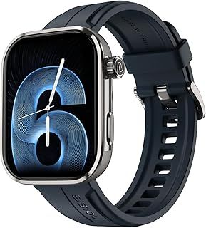 Exclusive Deal on Noise ColorFit Pro 6 Max AI Enabled Smartwatch, 1.96" AMOLED, Built-In GPS, TWS Connectivity, Advanced Processor, Health Tracking and Insights, Stainless Steel Build, 1Year Warranty (Blue Titanium) - Amazon KSA Deals