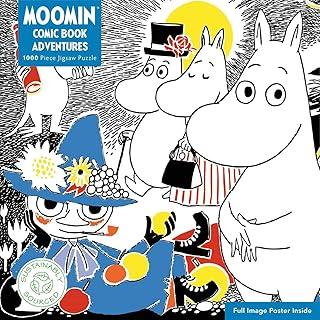 عرض حصري على Adult Sustainable Jigsaw Puzzle: Moomin: Comic Strip, Book One: 1000-Pieces. Ethical, Sustainable, Earth-Friendly - عروض أمازون السعودية