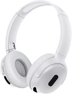 Wireless Bluetooth Over-Ear Headphones, Hi-Fi Stereo Sound, Built-in Microphone, Long Battery Life, Comfortable Soft Ear Cushions, Compatible with Android, iPhone, PC & Tablets