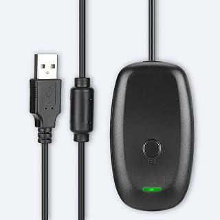 مستقبل محول USB لاسلكي لوحدة التحكم في الالعاب للكمبيوتر وجهاز تشغيل العاب الفيديو الرقمية والكمبيوتر المكتبي واللاب توب - متوافق مع اجهزة تحكم اكس بوكس وبلاي ستيشن 4 وبلاي ستيشن 5 للالعاب متعددة المنصات