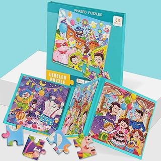 عرض حصري على EYSOO Magnetic Jigsaw Puzzles 3 Pack Jigsaw Puzzle for Kids 25+30+36 PCS Portable Travel Toy Puzzles for Kids 3-5 (Level 4-B) - عروض أمازون السعودية