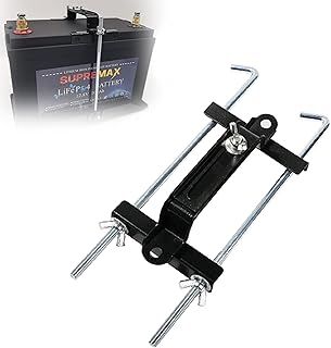 عرض حصري على Car Battery Hold Down Kit,Universal Premium Adjustable Battery Hold Down for Tray,Universal Adjustable Battery Crossbar with J Bolt,fit for Cars SUV,Good Contact,Corrosion Resistance (9&amp;quot;/23cm bolts) - عروض أمازون السعودية