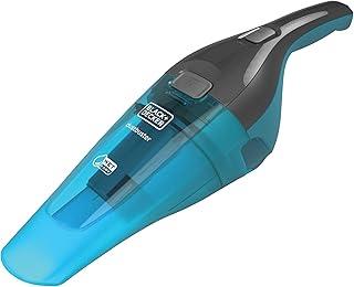 عرض حصري على BLACK+DECKER Cordless Dustbuster Handheld Vacuum Cleaner, Wet &amp; Dry, 7.2V 1.5Ah Li-Ion Battery, 385ml Capacity, 14 Air Watts Suction Power, Includes Charger Base, Blue - WDC215WA-B5 - عروض أمازون السعودية