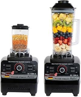 Silver Crest Blender – High-Performance 5500, 8 Stainless Steel Blades, 2L Jar, German Technology - without Security Button