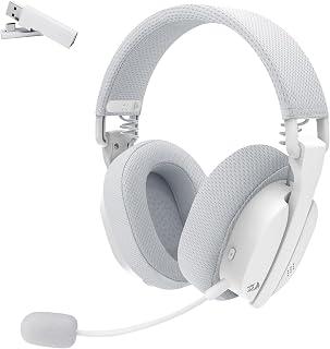 Redragon H888 Wireless Gaming Headset with 7.1 Surround Sound, Tri-Mode Gaming Headphones, 168G Ligh