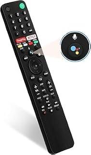 ريموت كنترول صوتي بديل لجهاز سوني برافيا XR/XBR/KD/K 4K LED OLED ريموت تلفزيون سوني (متوافق مع اجهزة التحكم الصوتي لتلفزيون سوني 2019-2024)