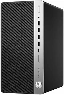كمبيوتر مكتبي اتش بي برو ديسك 600 G3 - انتل كور i3 (الجيل السابع) i3-7100 3.70GHz - 8GB DDR4 SDRAM - 256GB SSD - ويندوز 10 برو 64 بت - مايكرو تاور - اسود جيت - كاتب دي في دي