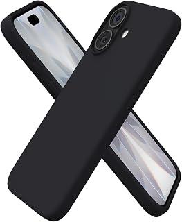 Exclusive Deal on ORNARTO Silicone Case for iPhone 17, 6.3 Inch, Thin Mobile Phone Case iPhone 17 Made of Liquid Silicone, Scratch-Resistant and Shockproof Protective Case iPhone 17 Case (2025) - Black - Amazon Egypt Deals