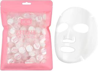 عرض حصري على Compressed Facial Mask, 100 Pcs Disposable Sheet Skin Care Sheet Beauty DIY Compressed Mask, Skin Care Face Sheet Facial Paper Natural Cotton Wrapped Paper - عروض أمازون مصر