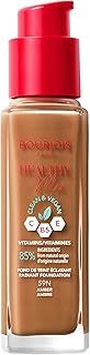 عرض حصري على Bourjois Healthy Mix Clean Foundation – Liquid Foundation, Vegan Formula, Makeup – 59N Amber, 30ml (1.1oz) - عروض أمازون السعودية