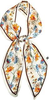 عرض حصري على Silk Feeling Head Scarf Fashion Satin Hair Scarf, Square Long Scarves for Women Gifts, Summer Breathable Lightweight Neck Scarves for Hair Scarves Handbag Accessories,150CM - عروض أمازون السعودية