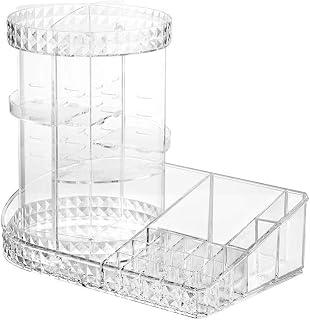 VPLLEX Makeup Organizer Lipstick Cosmetic Nail Polish Rack 3 Layer Make Up Brush Shelf Storage holder Home storage