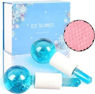 Beauty Ice Roller Globes Facial Roller Cold Skin Massagers, Cooling Globes For Face, Neck, Neck Anti Aging, Tighten Skin Treatment Reduce Puffiness (Blue) - Amazon Egypt Deals