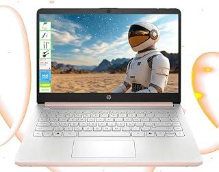 HP Laptop with Microsoft Office and 1TB Cloud Storage (1-Year) | 14 inch HD Computer | 16GB RAM | 128GB UFS &amp; 128GB Portable SSD| Intel 4-Core CPU(Beat i3-10110U)| Windows 11 Home in S Mode| LE Bundle