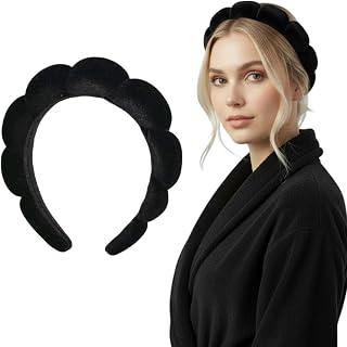 Exclusive Deal on Velvet Headband Skin Care Viral Tik Tok for Beauty Routine, Makeup, Spa-with Organza Bag (Black, 1 Pack of 1)) - Amazon Egypt Deals