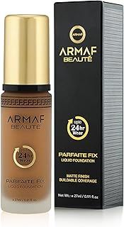 عرض حصري على Armaf Beauté Parfaite Fix Liquid Foundation Makeup - Water Resistant, Lasts Up To 24 Hours | Mocha, 27 ml/0.91 fl.oz - عروض أمازون السعودية