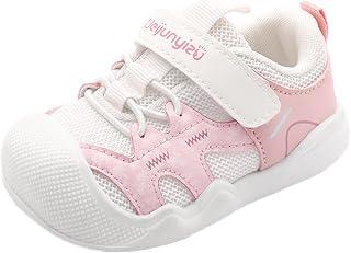 ZONEY Toddler Boys Girls Tennis Barefoot Shoes Preschool Non Slip Lightweight Breathable First Walking Shoes Running Outdoor Shoes at all seasons