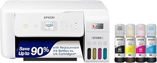 Epson EcoTank ET-2803 Wireless Color All-in-One Cartridge-Free Supertank Printer with Scan, Copy and AirPrint Support