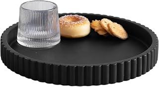 Exclusive Deal on Decorative Tray, for Coffee Table, Round Vintage Color Concrete Serving Tray, Modern Home Decor for Living Room, Side Table, Console Table, Accent Table Organizer - Amazon KSA Deals