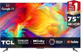 Exclusive Deal on TCL 75 Inch TV 4K UHD HDR 10+ Dolby Vision Google TV MEMC 60Hz Processor - 75P735 (2022 Model), Black - Amazon KSA Deals