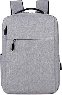 YXQSED Travel Laptop Backpack for Men Women, Slim Lightweight Backpack with Laptop Compartment for Work Business and College, Waterproof Computer Bag Fits 14-15.6 Inch Notebook Grey