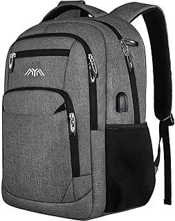 عرض حصري على School Bag,Laptop Backpack with USB Charging Port, Business Travel Durable Laptop Bag - عروض أمازون السعودية