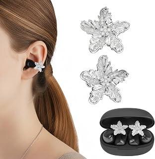 عرض حصري على Geekria Crystal Snowflake Charm Jewelry Accessories Earbuds Clip Compatible with HUAWEI FreeClip 2, TOZO OpenEarRing, SHOKZ OpenDots ONE (Silver) - عروض أمازون السعودية