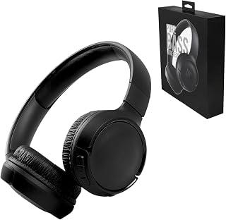 Tune 510BT Wireless On-Ear Headphones, Pure Bass, Active Noise Cancelling, 4 Hours Battery, USB-C Fast Charging, Bluetooth, Foldable, Black (Black)