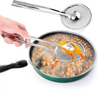 2 in 1 Fryer Scoop, Cooking Oil Filter, Stainless Steel Frying Spoon, Mesh Strainer With Handle, Skimmer Spoon, kitchen Tools - Amazon Egypt Deals