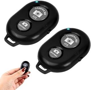 Bluetooth Selfie Remote Control, Self-Timer Mobile Phone Remote Shutter, Remote Shutter 10 m with Camera Shutter for iOS and Android (Pack of 2) - Amazon Egypt Deals