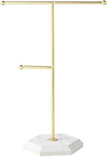 Jewelry holder Adjustable Desktop Jewelry Organizer Stand for Necklaces Jewelry display(Gold)