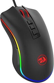 Exclusive Deal on Redragon M711 PC Gaming Mice, Wired Mouse, 7 Programmable Buttons, Customizable RGB Lighting Mouse, 12,400 DPI, Ergonomic Mouse, Lightweight Mice, for Laptop, Desktop, PC (Black - Amazon Egypt Deals