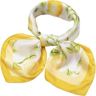 عرض حصري على 27 inch Silk Feeling Scarf Square Satin Head Scarf Fashion Neck Scarfs for Women - عروض أمازون السعودية