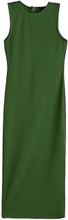 LC WAIKIKI S5K391Z8-R36-1 Classic Crepe Crew Neck Extra Slim Dresses - Women