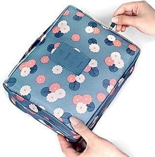 Portable Travel Makeup Storage Bag Organizer Toiletry Kit Mesh Pocket Pouch Waterproof Oxford Wash Bag Cosmetic Multi Layer Bag
