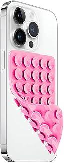 ecosystem Silicone Double-Sided Suction Phone Case Detachable Mount - Hands-Free, Strong Grip Holder for Selfies &amp; Videos - Durable, Easy to Use - iPhone &amp; Android (Chalk Pink) - Amazon Egypt Deals