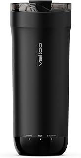 VSITOO S5 16oz Self Heating Travel Mug, Car &amp; Desktop Charging Included