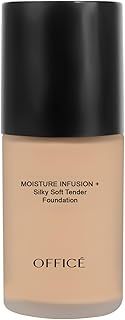 عرض حصري على OFFICE SILKY SOFT TENDER Liquid Foundation, Full Coverage Makeup Waterproof Lightweight Feel Flawless Oil, Hides Wrinkles &amp; Lines Smooth Face Foundations 24 Hours Nature Base Skin Tint SX03 - عروض أمازون السعودية