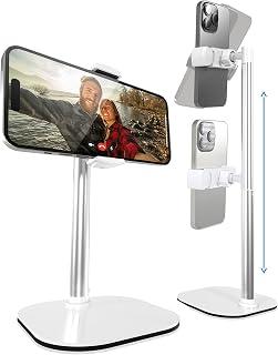 عرض حصري على COOPER ChatStand, Adjustable Cell Phone Stand for Desk, Cell Phone Holder for Desk, Mobile Stand, Mobile Holder for Apple iPhone, Fits Samsung, Android Smartphones - Frost White - عروض أمازون السعودية