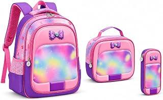 Kids School Backpack 3D Waterproof 3 in 1 Set