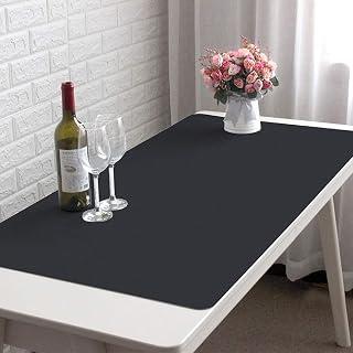 Exclusive Deal on Waterproof Writing Desk Pad Protector,Leather Anti-Slip Large Mousepad for Computers,Office Desk Mat Desk Blotter Laptop Desktop Mat-90x45-Black - Amazon Egypt Deals