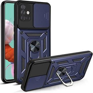 عرض حصري على Samsung Galaxy A51 Shockproof Camera Protection Case Cover with Metal Ring Compatible with Samsung Galaxy A51 (Blue) - عروض أمازون مصر