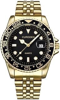 عرض حصري على Quartz Watches Free Dropping Role Watch Men Quartz Mens Watches Top Luxury Brand Watch Man Gold Stainless Steel Waterproof - عروض أمازون السعودية