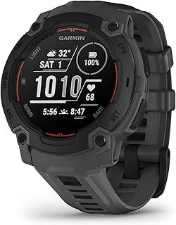 Exclusive Deal on Garmin Instinct E 45mm, Rugged Outdoor GPS Smartwatch, 24/7 Health Monitoring, Wrist-Based Heart Rate, Up to 16 Days of Battery Life, Black with Charcoal Band - Amazon KSA Deals