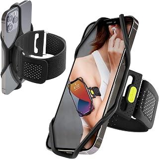 عرض حصري على BONE Run Tie 2 Running Armband Phone Holder, Cell Phone Arm Band for Jogging, Adjustable Band, iPhone 17 16 15 Pro Max Plus Samsung Galaxy Smartphone, Phone Size 4.7-7.2" (Black/Arm L Size 25~40cm) - عروض أمازون السعودية